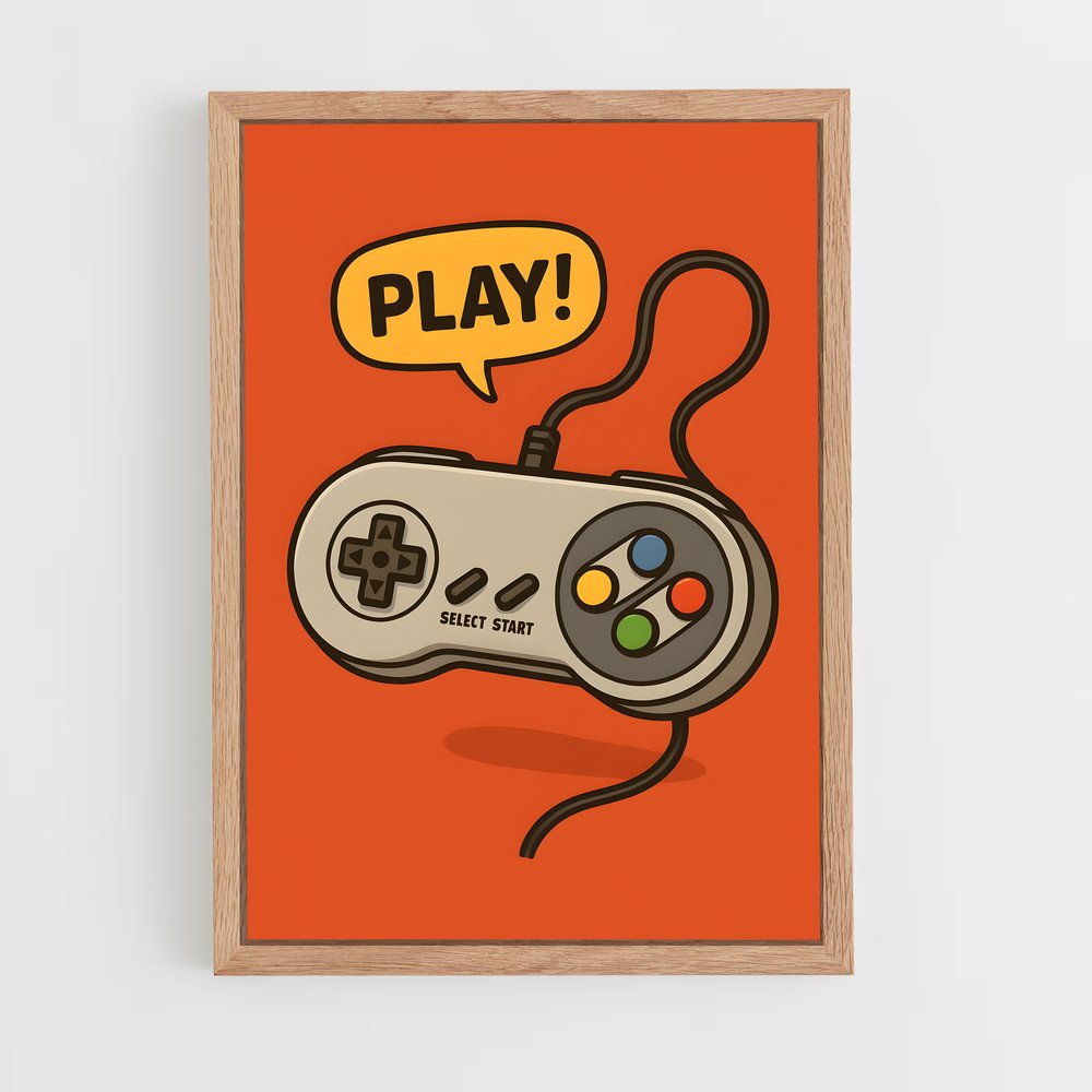 Poster Parole de Gamer – affiche Consoles (vue 4)
